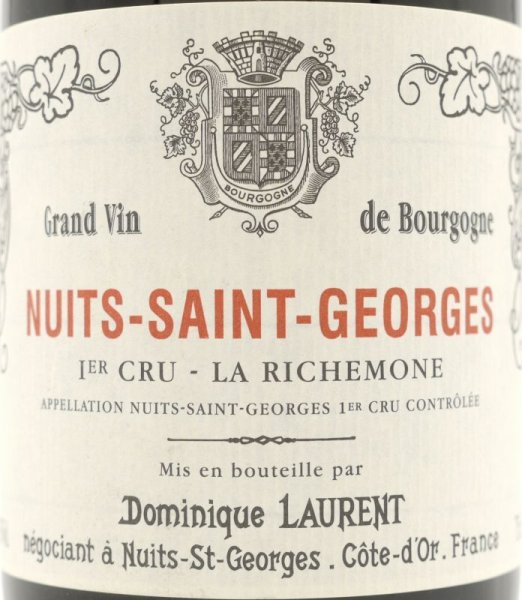 画像2: 1999 ニュイ・サン・ジョルジュ プルミエ・クリュ ラ・リシュモーヌ / ドミニク・ローラン 750ml (2)