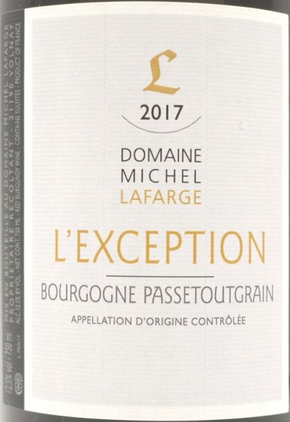 画像2: 2017 ブルゴーニュ パストゥーグラン レクセプション / ミシェル ラファルジュ 750ml［正規品］ (2)