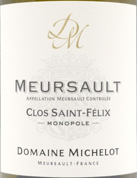 画像2: 2019 ムルソー “クロ・サン・フェリックス” モノポール ドメーヌ・ミシュロ 750ml ［正規品］ (2)