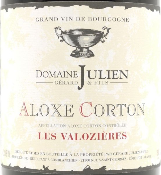 画像2: 2016 アロース・コルトン レ・ヴァロジエール ドメーヌ・ジュリアン 750ml ［正規品］ (2)