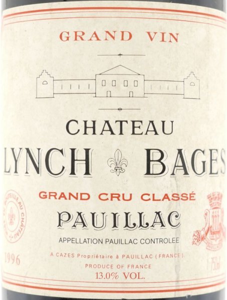 画像2: 1996 シャトー ランシュ バージュ / ポイヤック  750ml (2)