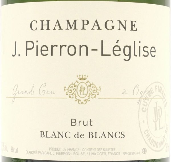 画像2: ジ・ピエロン・レグリース ブラン・ド・ブラン グランクリュ / シャンパーニュ N.V. 750ml［正規品］ (2)