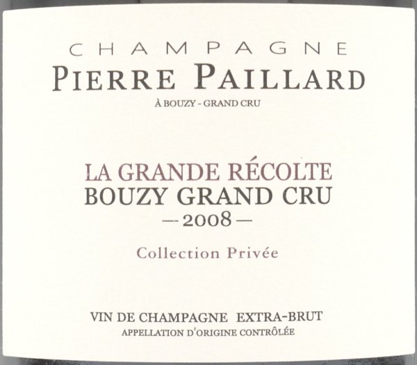 画像2: 2008 ピエール・パイヤール ラ グランド レコルト コレクション プリヴェ ブジー グランクリュ / シャンパーニュ 750ml ［正規品］ シャンパン (2)