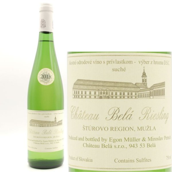 画像1: 正規品 2018 シャトー ベラ リースリング 750ml エゴン ミュラー スロバキア 白ワイン (1)
