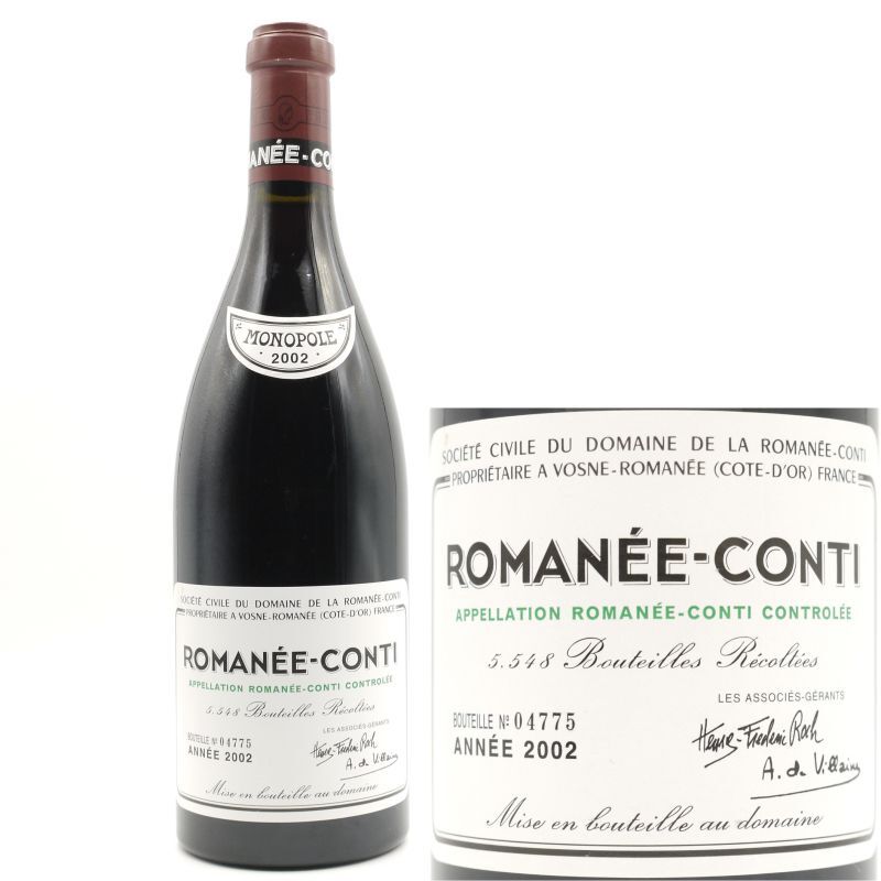 DRC ROMANEE-CONTI 2002 ロマネコンティ酒 - ワイン