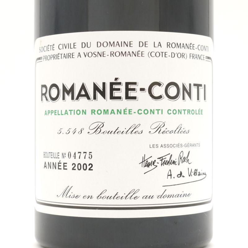 DRC ROMANEE-CONTI 2002 ロマネコンティ